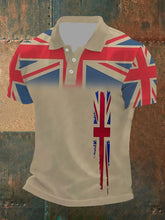 Men's Union Jack Casual Polo Shirt
